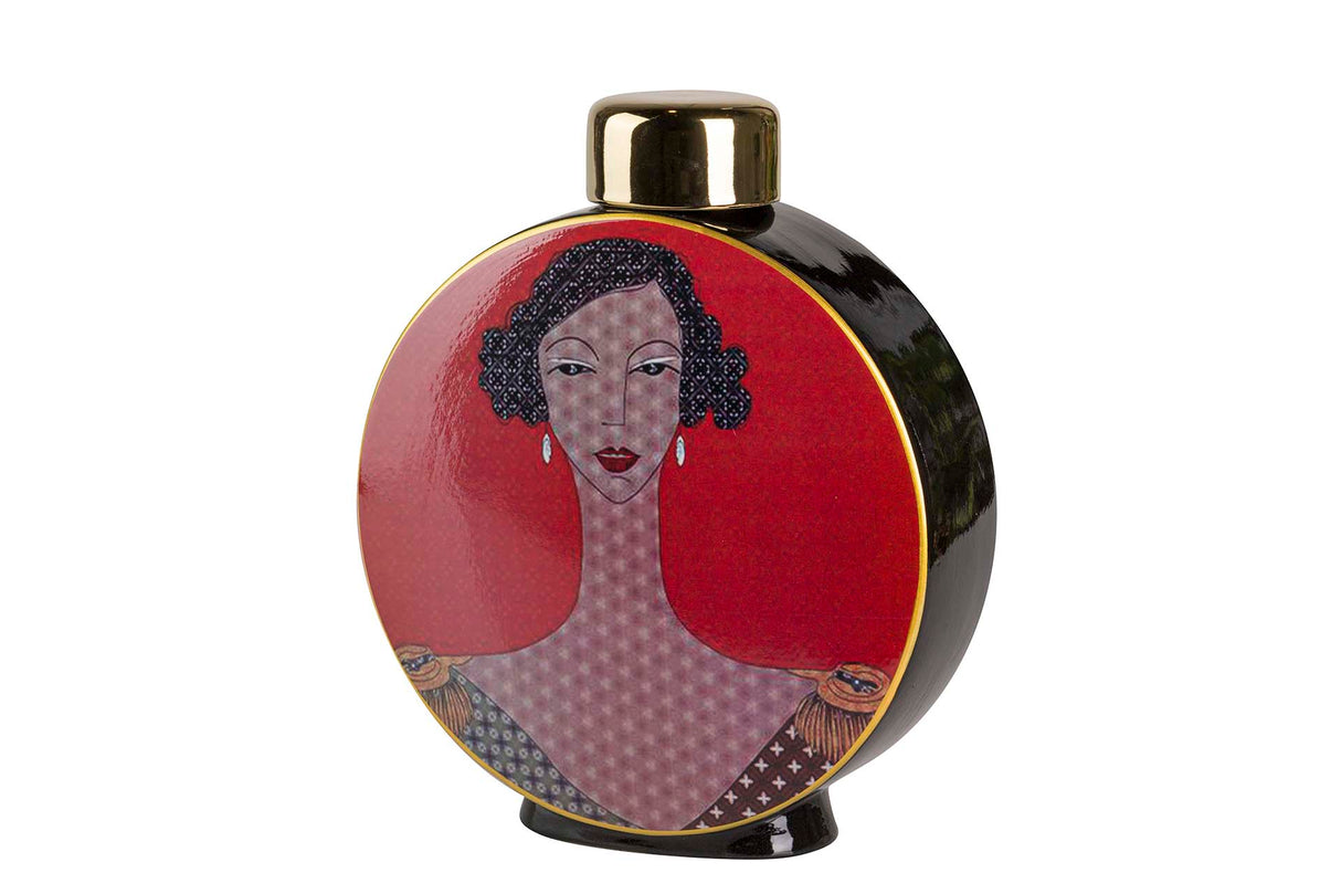 Céramique Tibor femme 23x8x28 cm