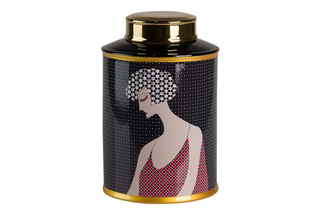 Céramique Tibor femme 16x16x27 cm