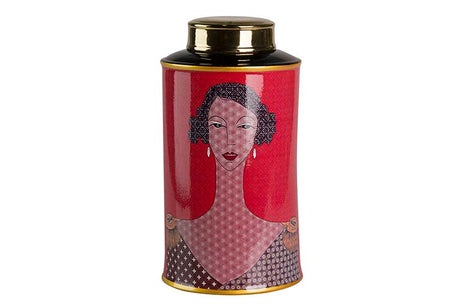 Céramique Tibor femme 17x17x32 cm