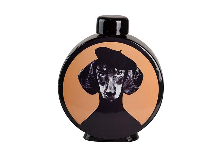 Teckel Ceramic Tibor 23x8x28 cm