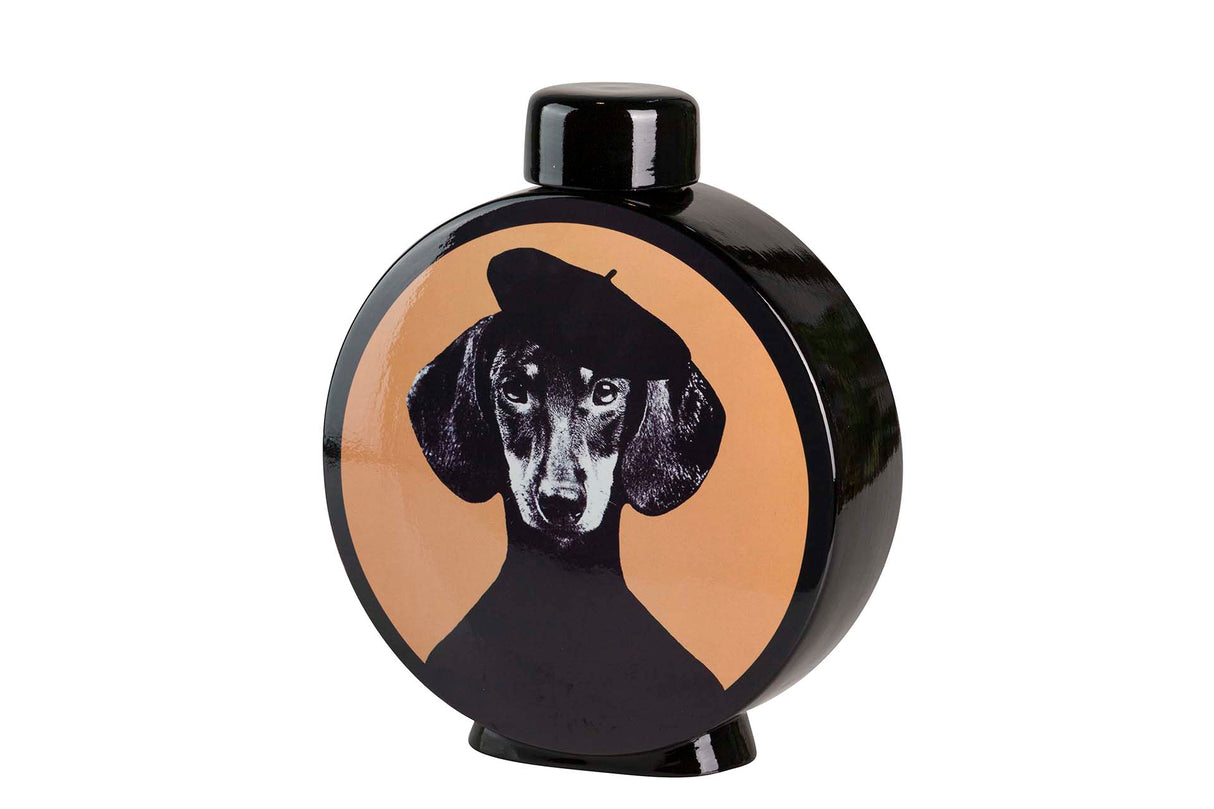 Teckel Ceramic Tibor 23x8x28 cm