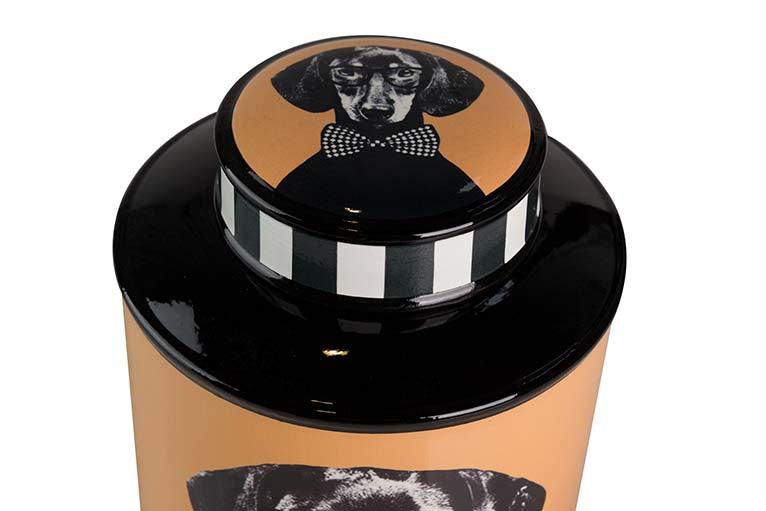 Tibor en céramique 16x16x27 cm