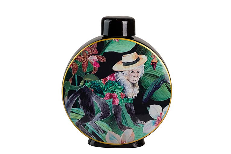 Tibor en céramique mono 23x8x28 cm