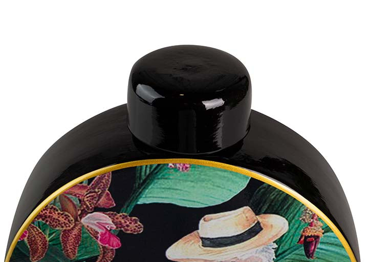 Tibor en céramique mono 23x8x28 cm