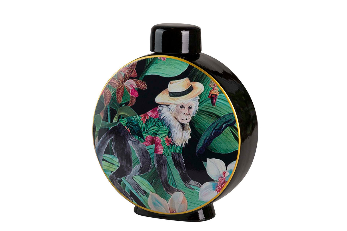 Tibor en céramique mono 23x8x28 cm