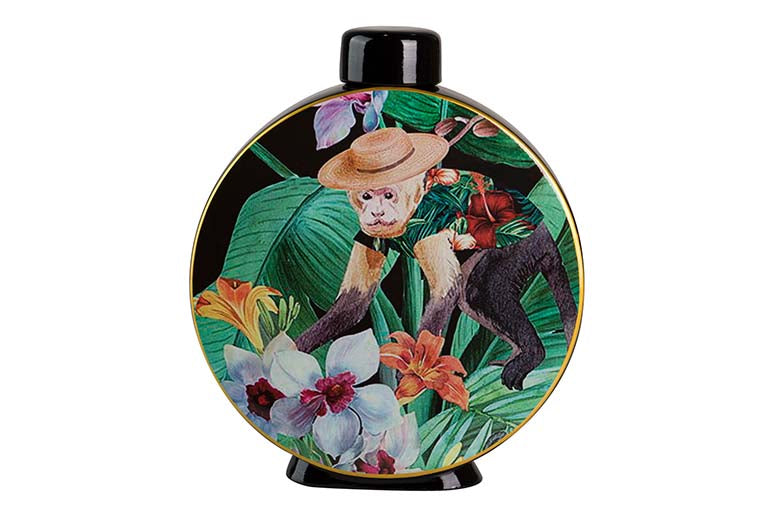 Tibor en céramique mono 28x8x33 cm