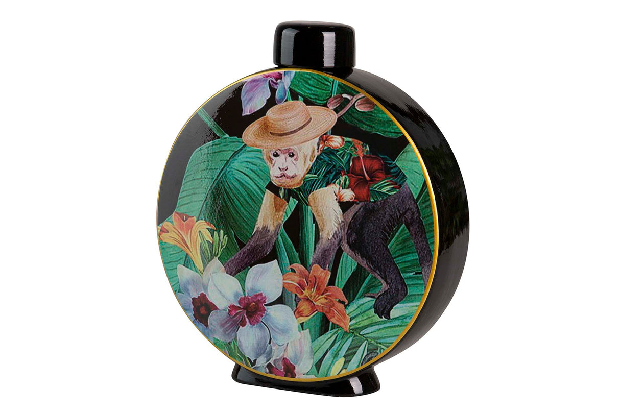 Tibor en céramique mono 28x8x33 cm