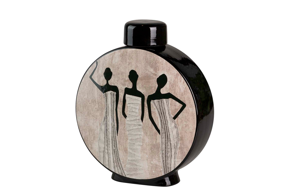 Aphric Ceramic Tibor 23x8x28 cm