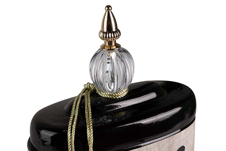 Afrikanische Keramik Tibor 21x11x38 cm