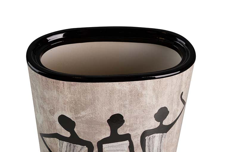 Afrikanische Keramik Tibor 20x11x47 cm