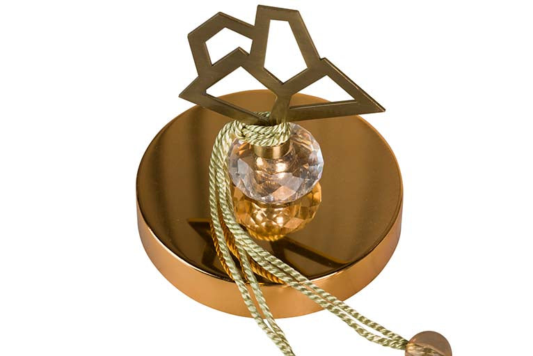 19x19x27 cm Tibor en céramique géométrique