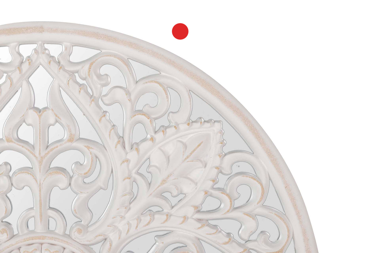 Entwurf von Holztisch C/ Mirror 65x3x65 cm