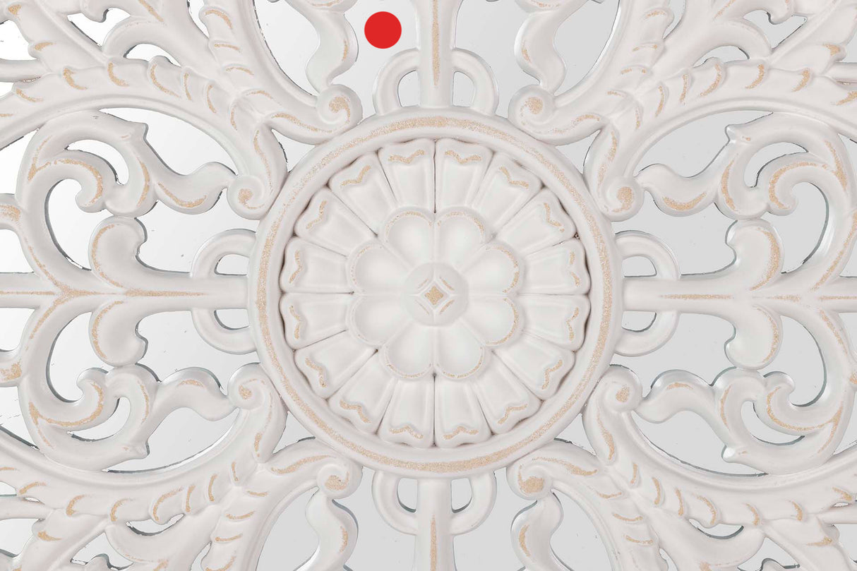 Entwurf von Holztisch C/ Mirror 65x3x65 cm