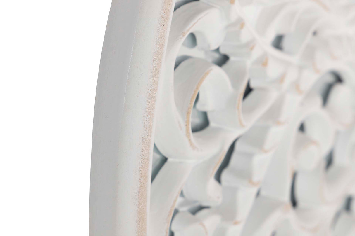 Entwurf von Holztisch C/ Mirror 65x3x65 cm