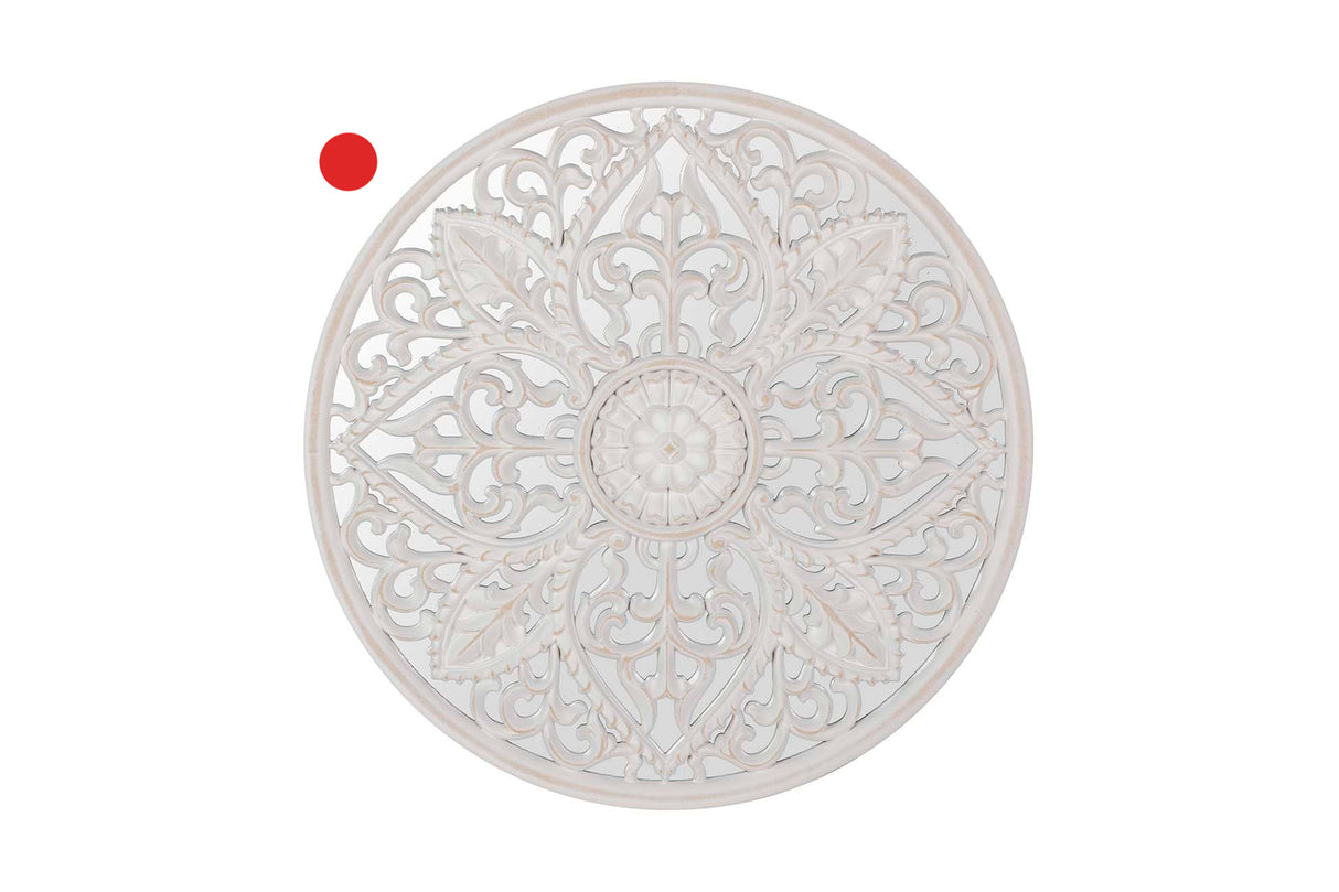 Entwurf von Holztisch C/ Mirror 65x3x65 cm