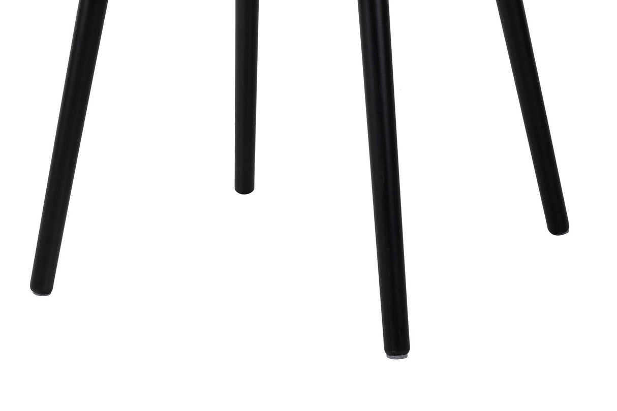 Tableau en bois naturel noir 60x60x45 cm