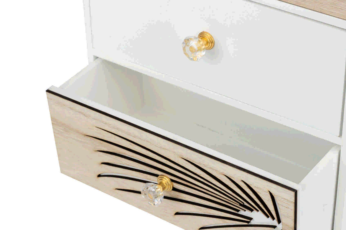 Joalheiro 3 gavetas de madeira tamanho 24x12x29 cm