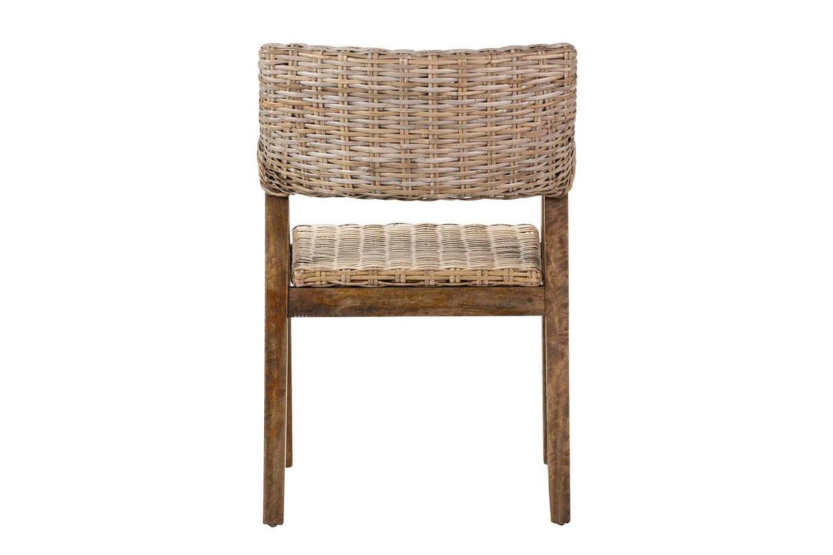 Syur con natura naturale Ratan-Madera 54x57x81 cm