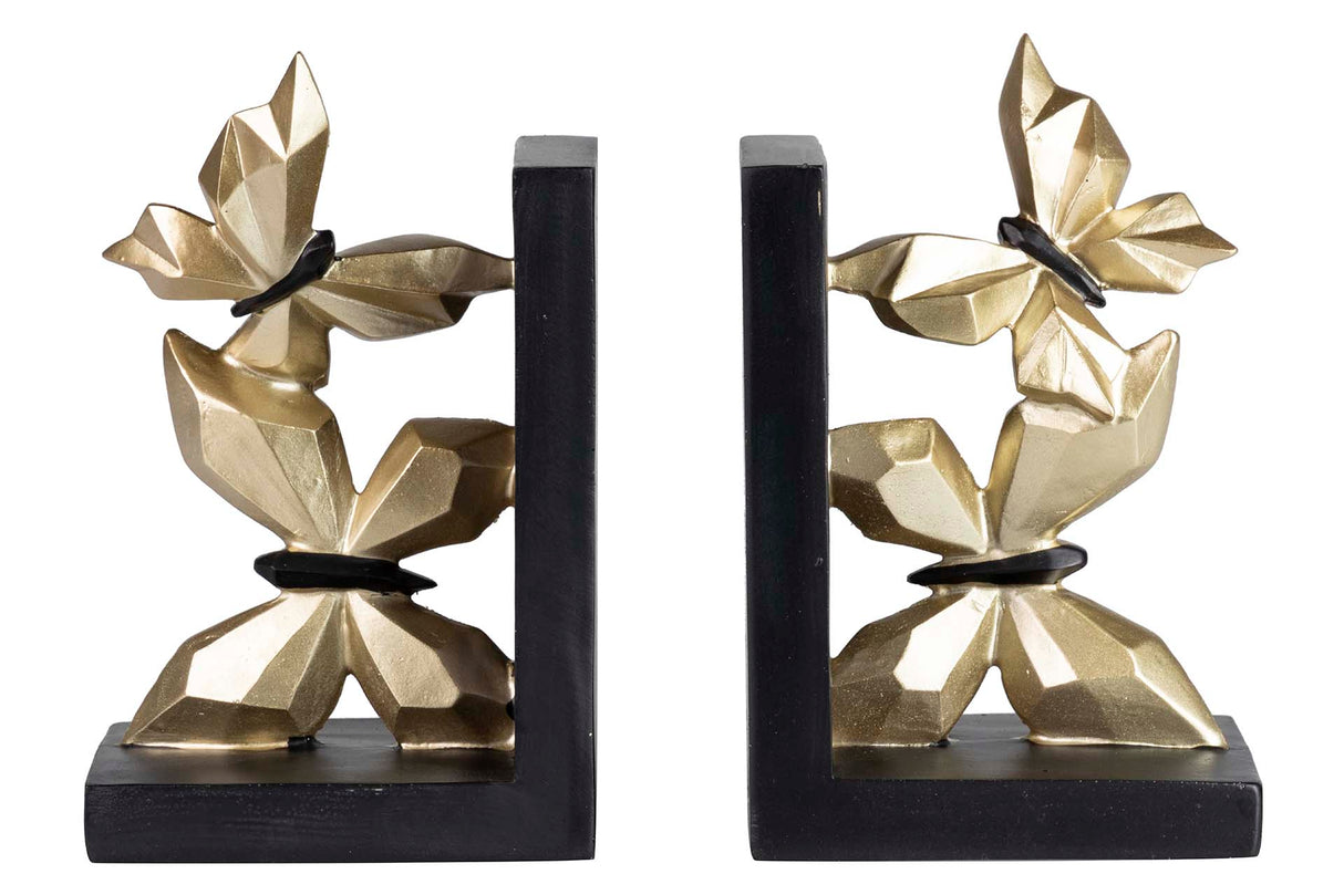 12x10x19 cm de borboletas douradas