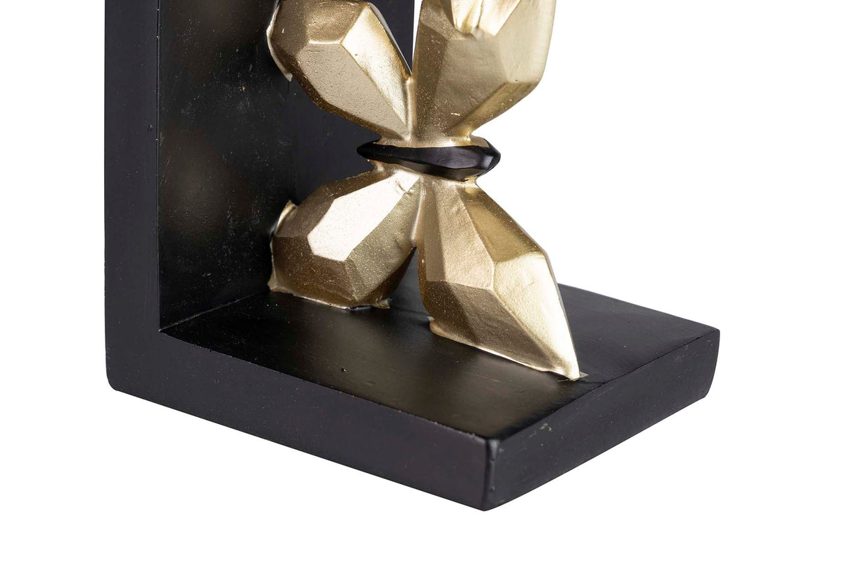 12x10x19 cm de borboletas douradas