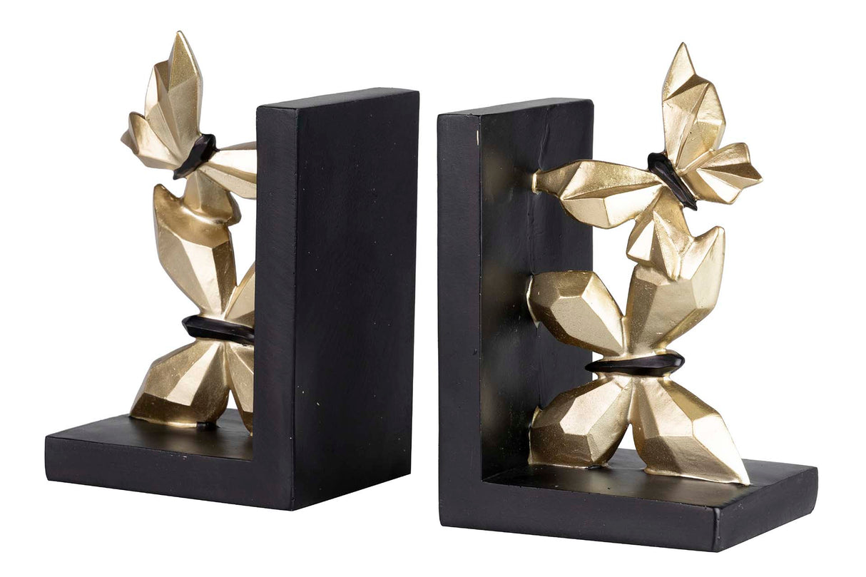 12x10x19 cm de borboletas douradas