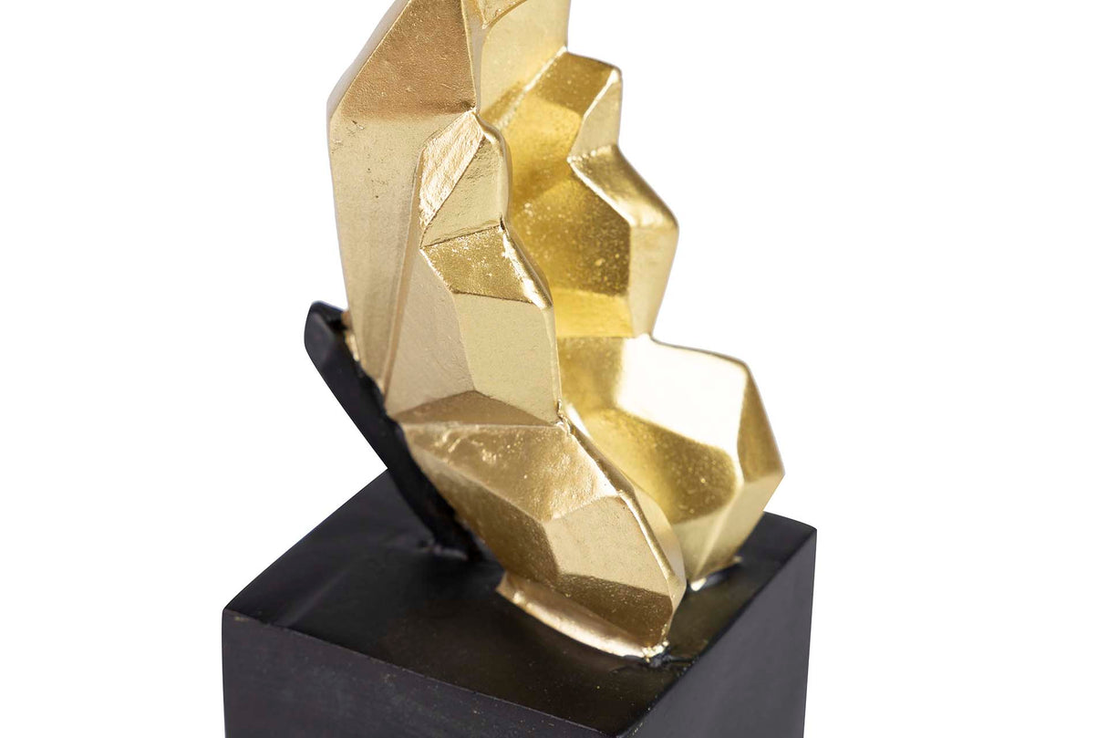 Borboletas douradas de Portavela 13x7x29.5 cm