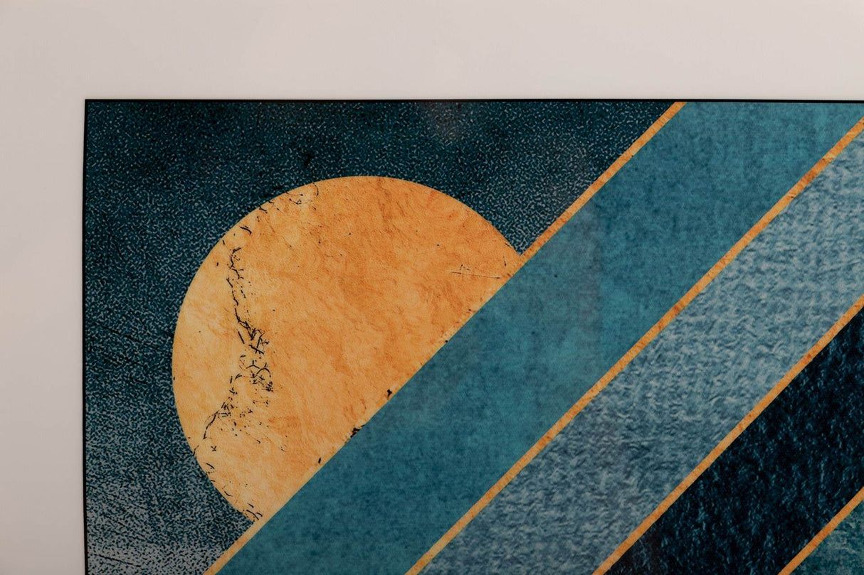 Imposta 2 tabelle astratte 60x2,8x60 cm