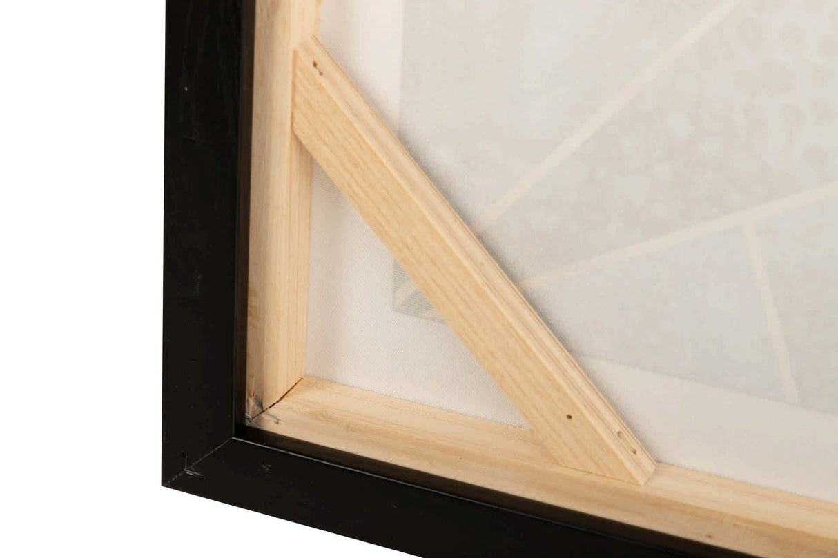 Imposta 2 tabelle astratte 60x2,8x60 cm