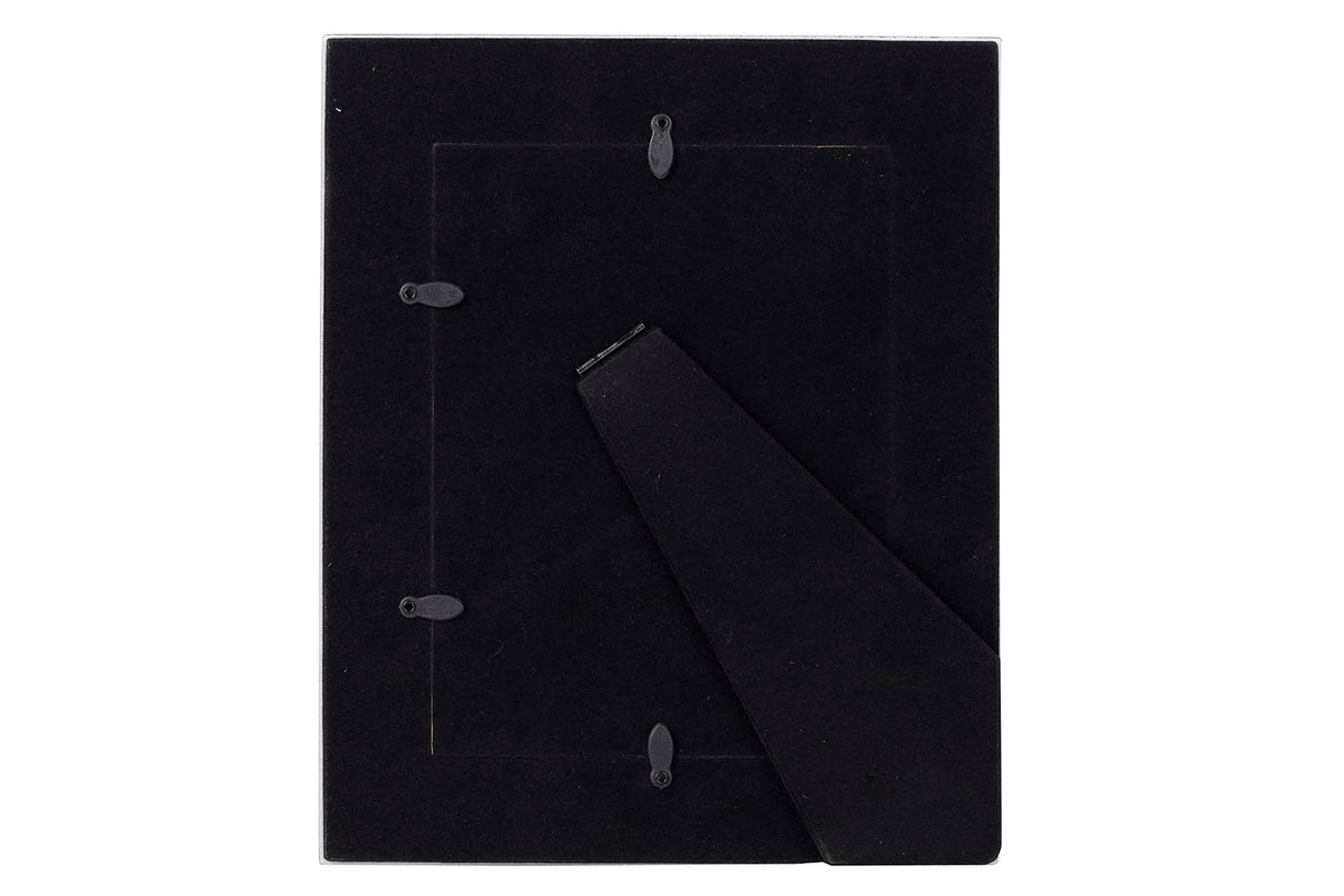 PORTAFOTOS CRISTAL IMPRESION NEGRO-DORADO 15x20CM