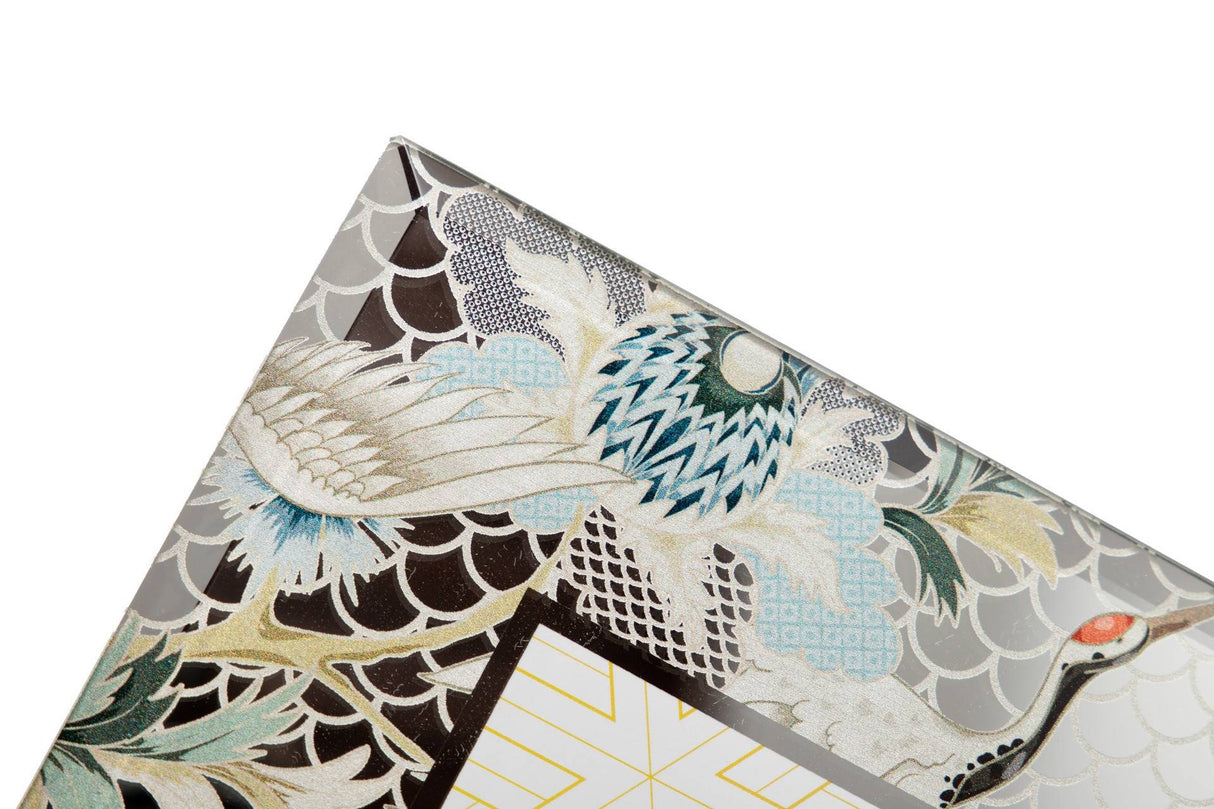 Porco espelho Flores de impressão 15x20 cm