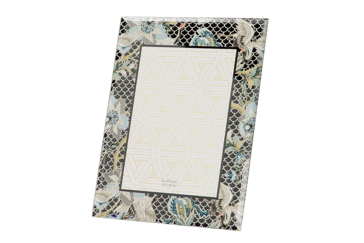 Porco espelho Flores de impressão 15x20 cm