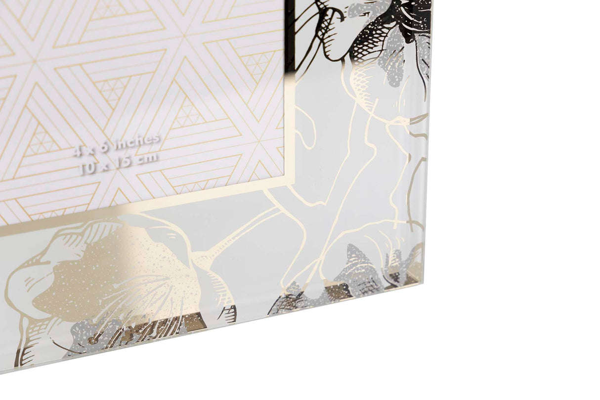 PORTAFOTOS CRISTAL IMPRESION FOIL 10x15 CM