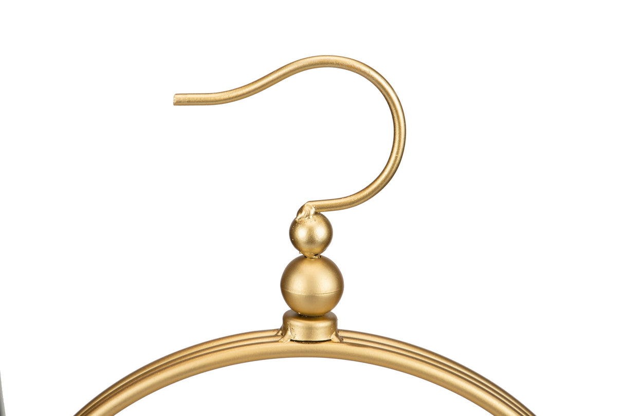 CANDELABRO METAL DORADO 27x14x42 CM