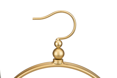 CANDELABRO METAL DORADO 27x14x42 CM