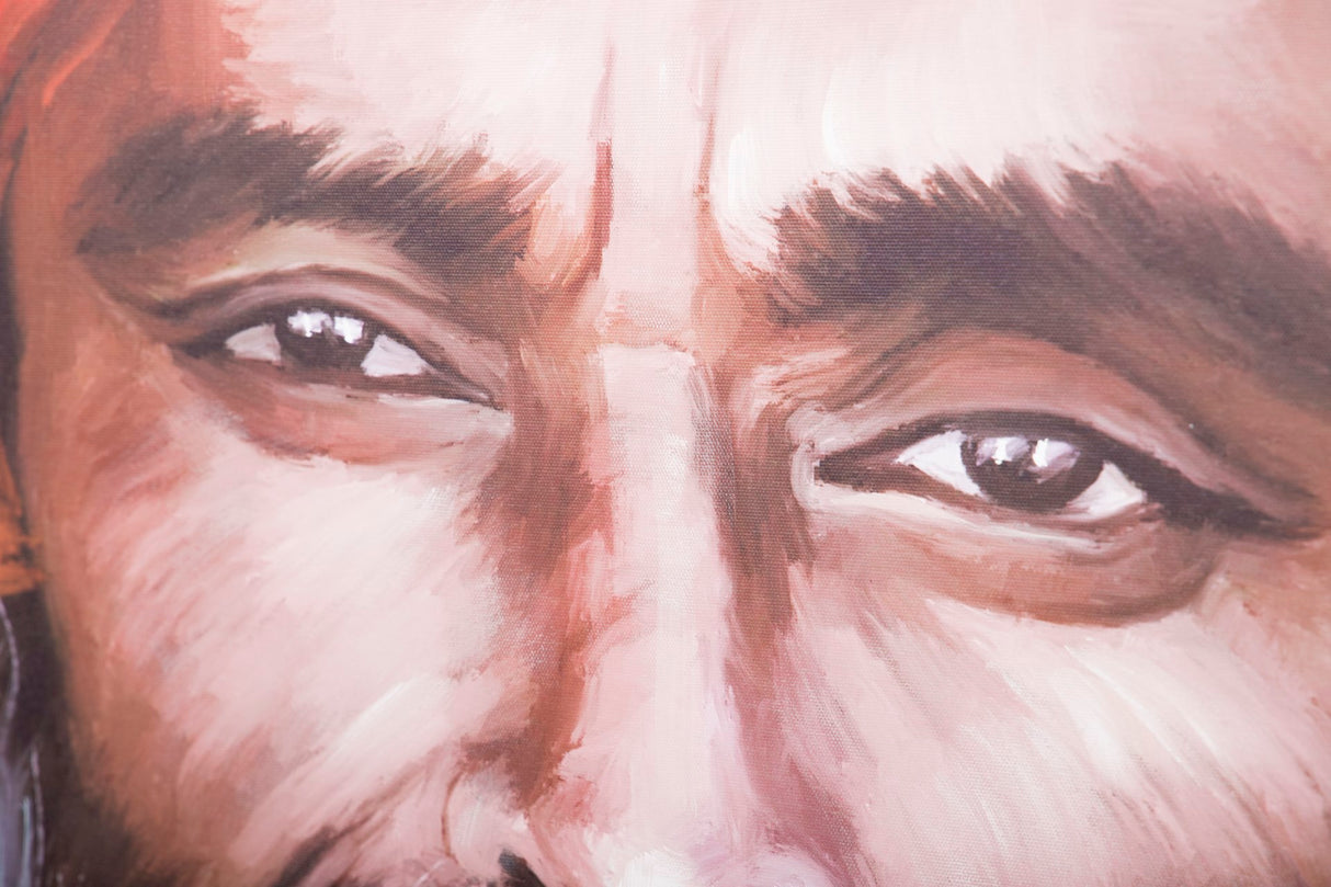 CUADRO HOMBRE 80% PINTADO A MANO MARCO 80x4x120 CM