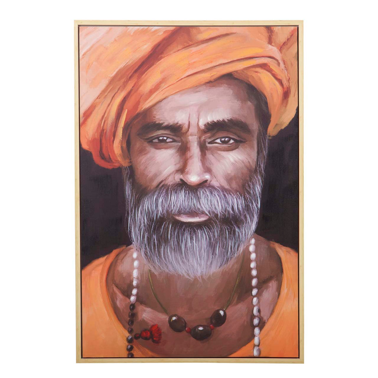 CUADRO HOMBRE 80% PINTADO A MANO MARCO 80x4x120 CM