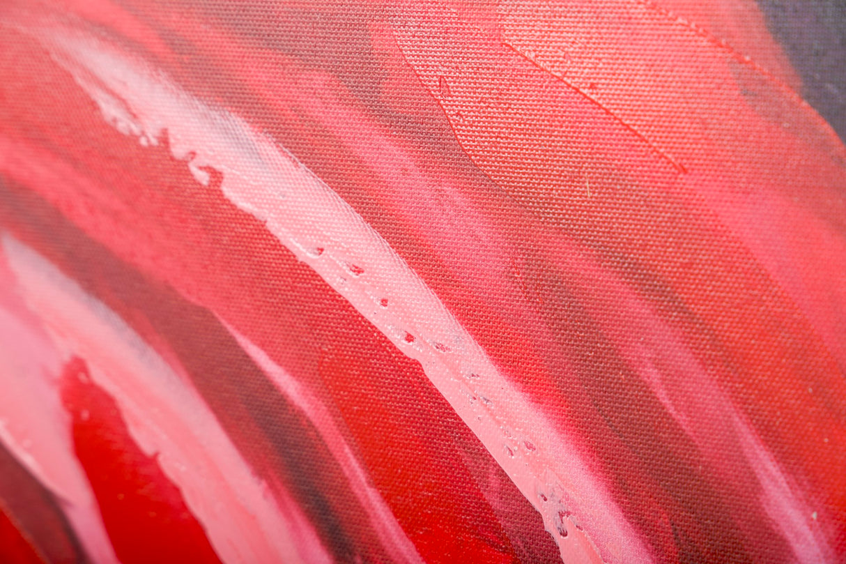 80% handbemaltem Rahmen 80x4x120 cm