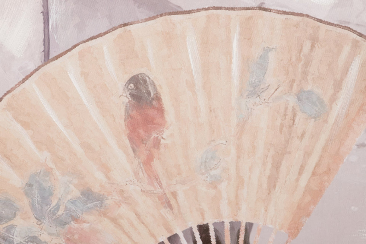 CUADRO GEISHA ALMENDRO 120x3,5x90 CM