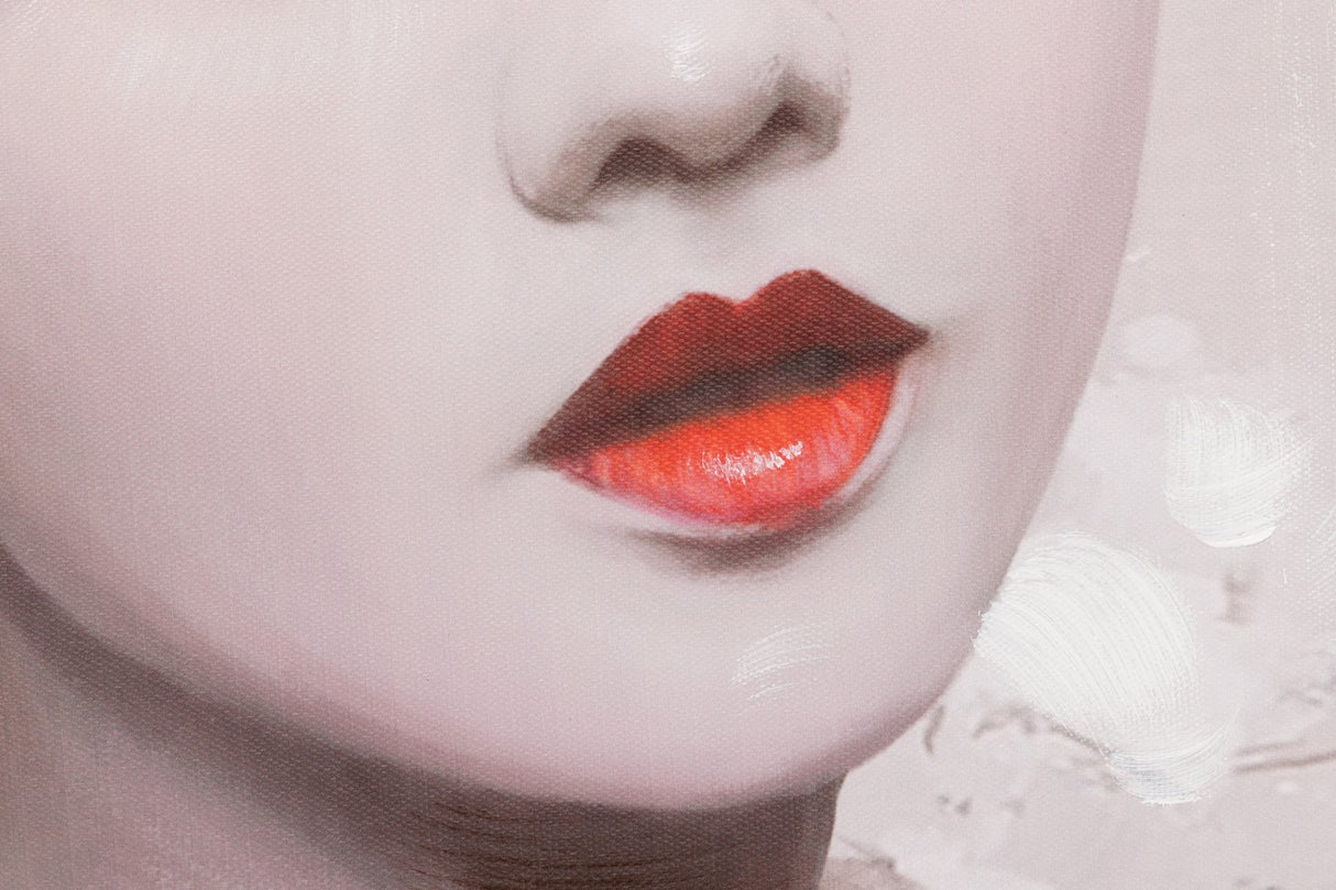 CUADRO GEISHA ALMENDRO 120x3,5x90 CM