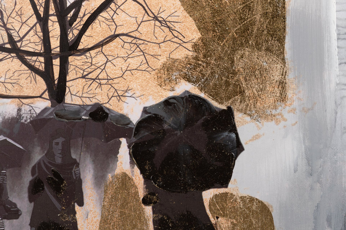 Set 2 Frame Boulevard Dorado 70x3,5x100 cm