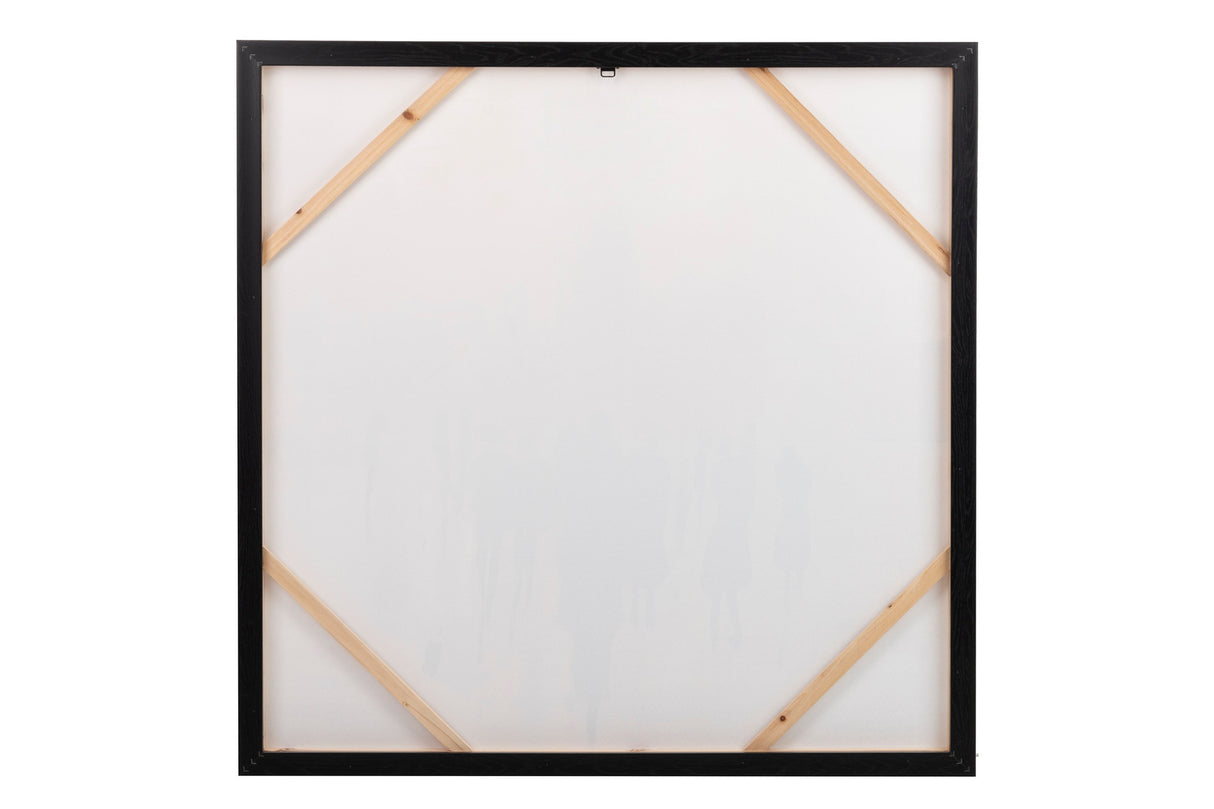 Definir 2 mesas pretas de avenida 100x3.5x100 cm