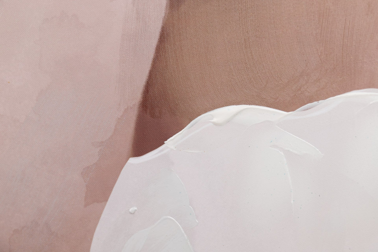 CUADRO MUJER CON MARCO NEGRO 80x3,5x120 CM