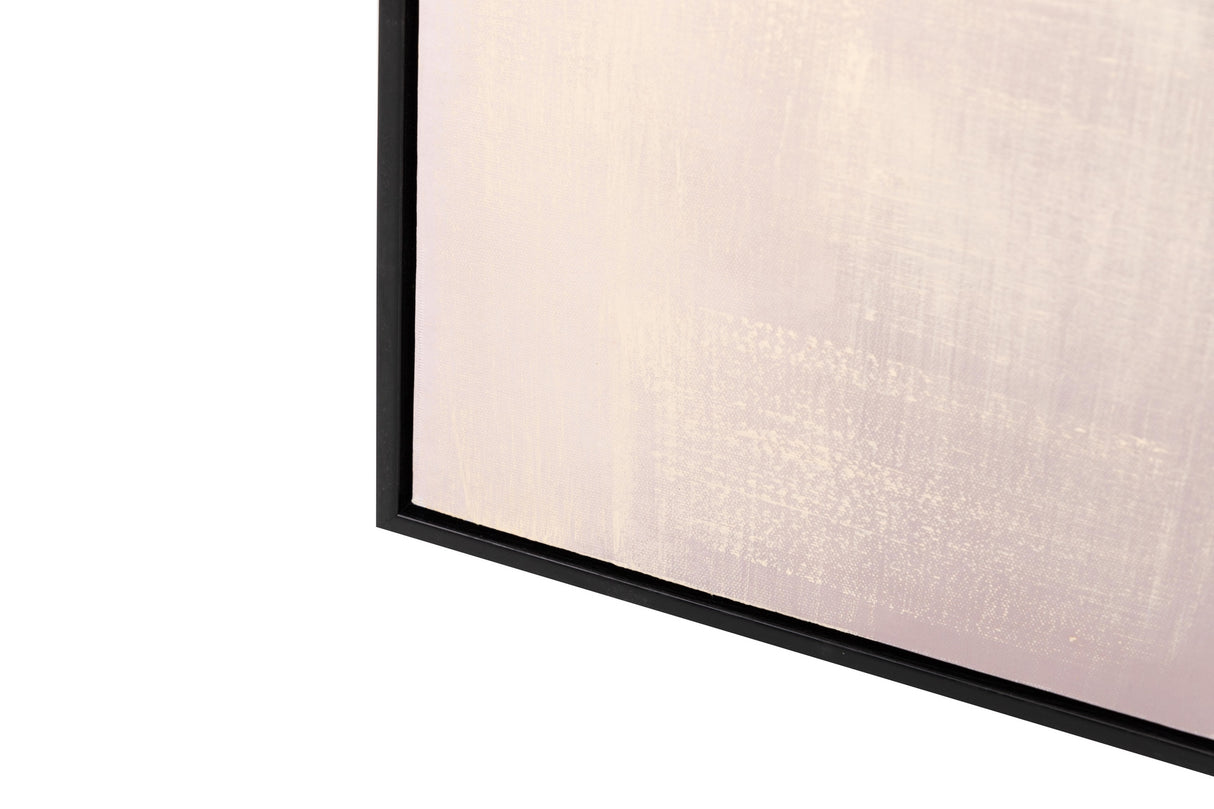 CUADRO MUJER CON MARCO NEGRO 80x3,5x120 CM