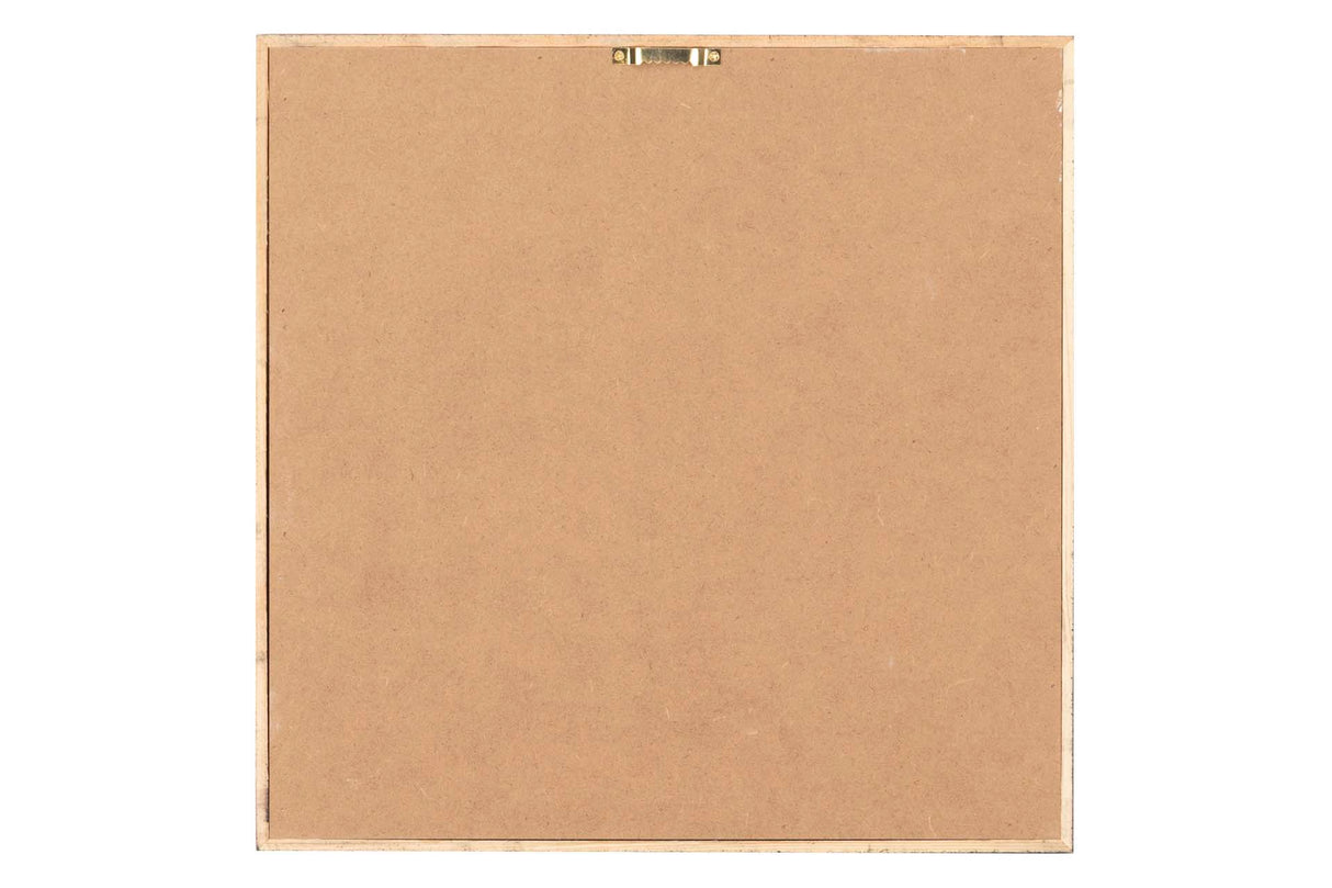 Defina 2 palmeiras com quadro preto 39x2x39 cm