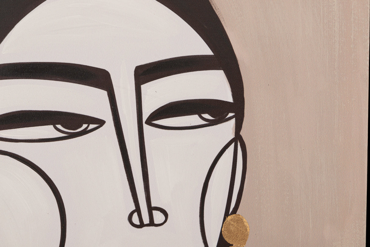 Definir 2 imagens FOOL Frame Black 50x4x70 cm