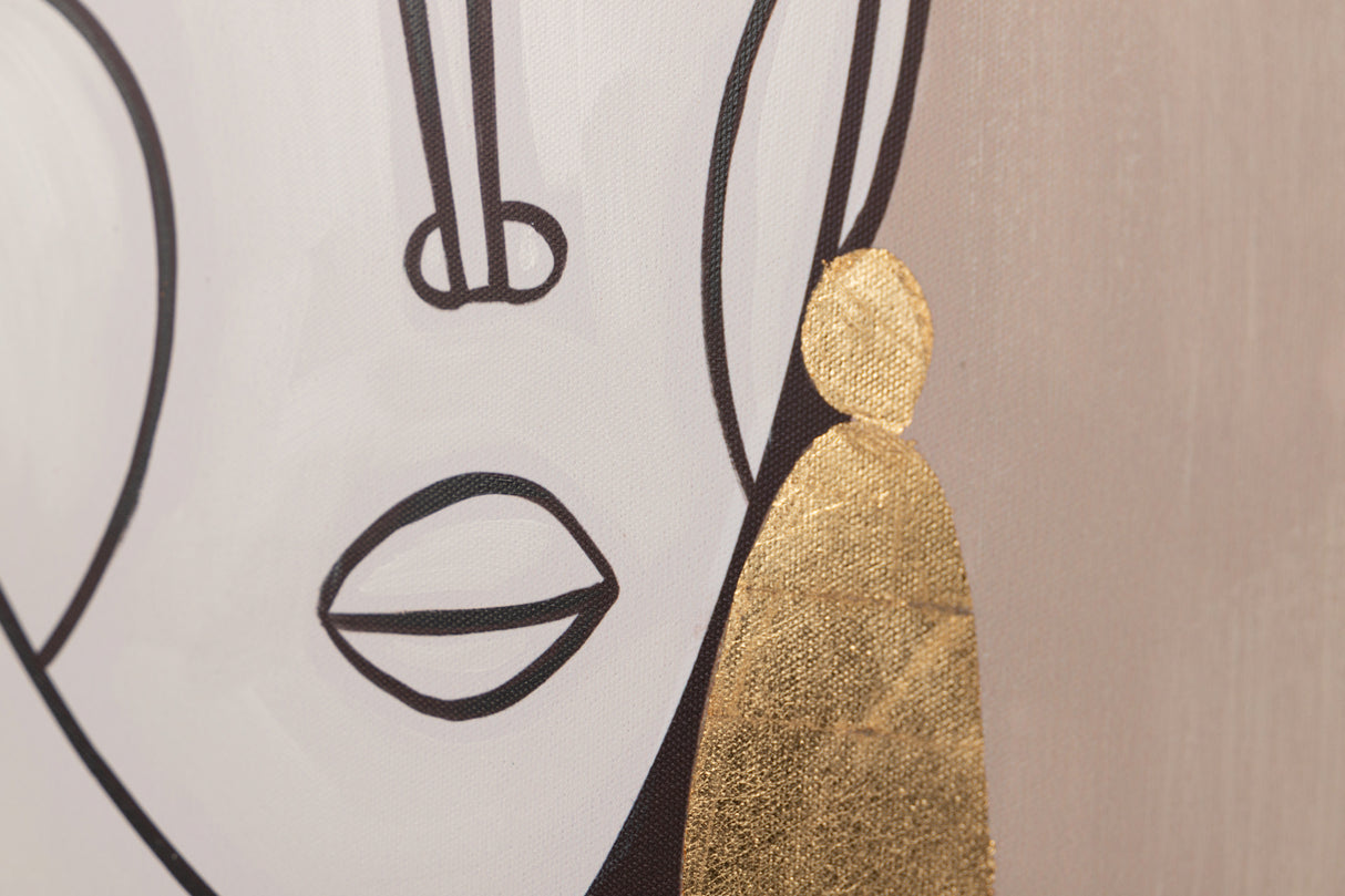 Definir 2 imagens FOOL Frame Black 50x4x70 cm