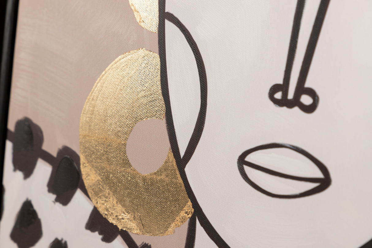 Definir 2 imagens FOOL Frame Black 50x4x70 cm