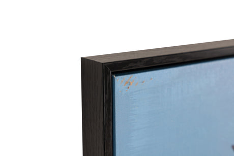 Defina 2 borboletas com quadro preto 60x4x90 cm