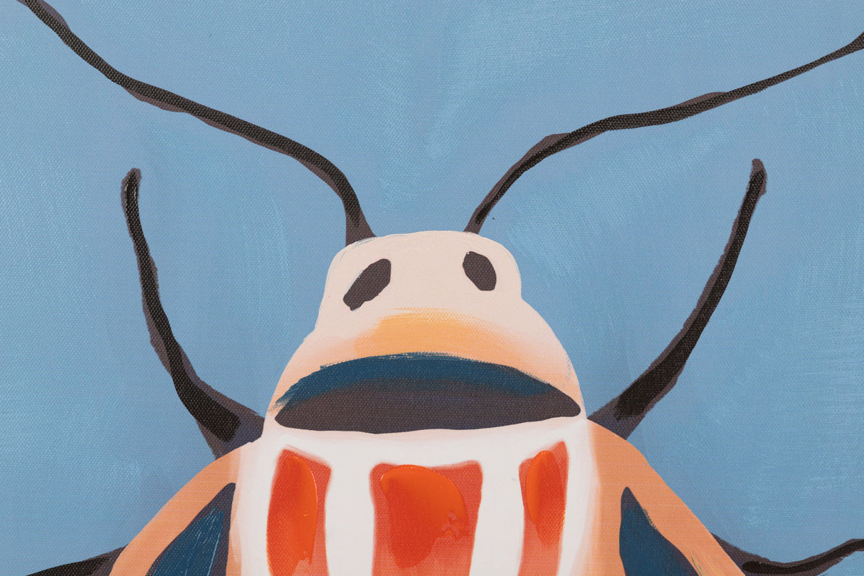 Réglez 2 papillons avec cadre noir 60x4x90 cm