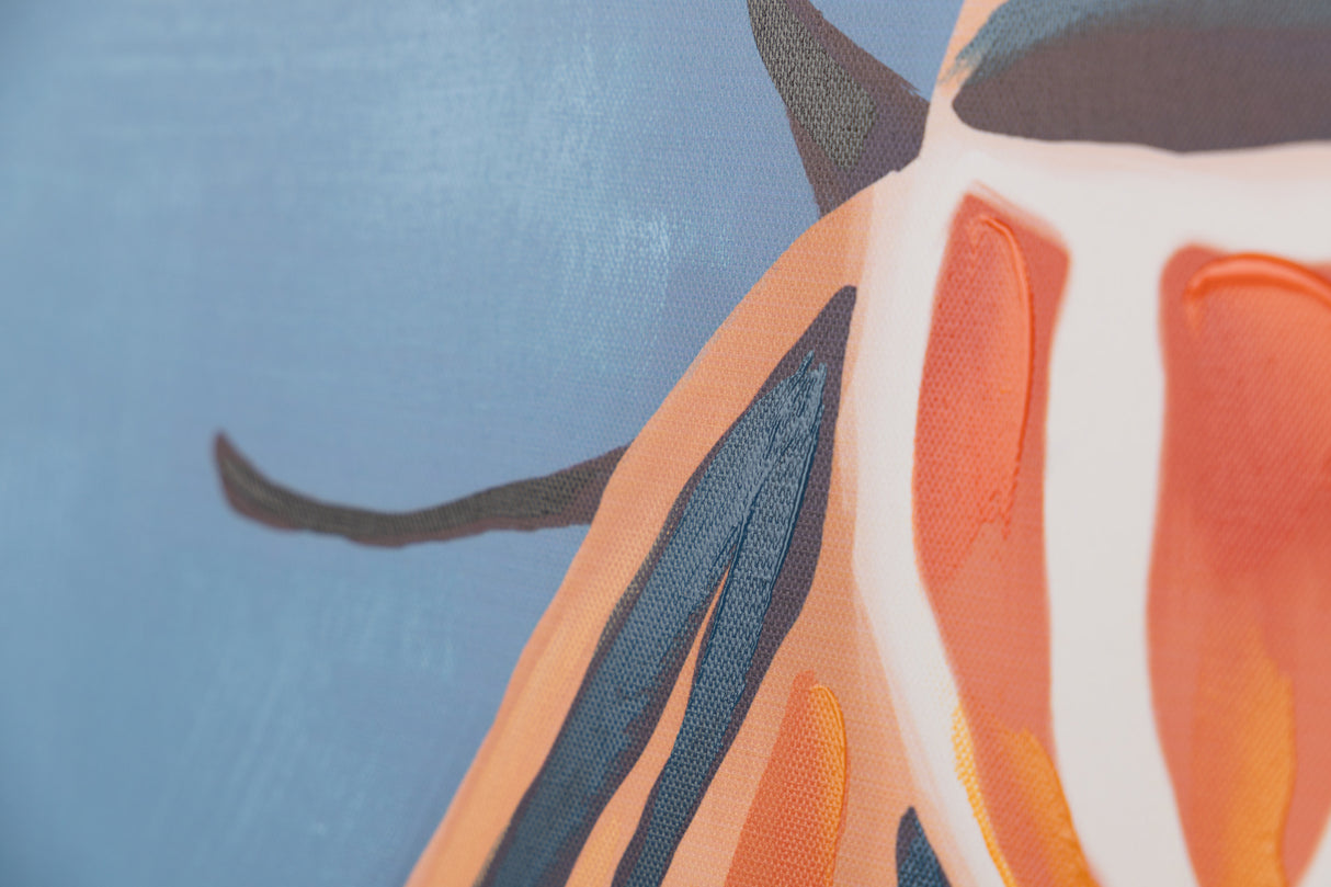 Réglez 2 papillons avec cadre noir 60x4x90 cm